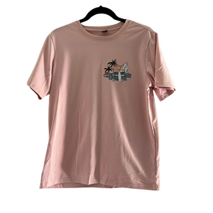 MANFINITY Men’s Pink Graphic T-Shirt